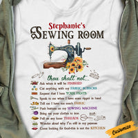 Personalized Sewing Room Rules T Shirt DB149 81O47 thumb 1
