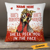 Personalized Chicken Girl Beauty And Grace Pillow JR75 95O23 1