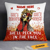 Personalized Chicken Girl Beauty And Grace Pillow JR75 95O23 1