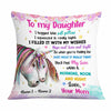 Personalized Daughter Unicorn Pillow JR63 24O47 1