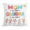 Personalized Love Mom Grandma Pillow JR73 24O23 1