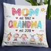Personalized Love Mom Grandma Pillow JR73 24O23 1