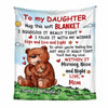 Personalized Bear Daughter Hug This Blanket DB234 95O34 1
