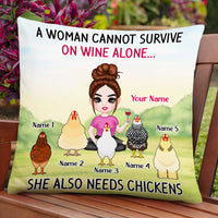 Personalized Chicken Pillow JR76 26O47 thumb 1