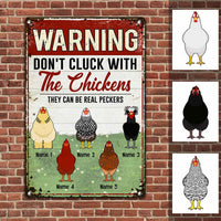 Personalized Chicken Outdoor Metal Sign JR71 85O57 thumb 1