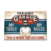 Personalized Grandpa Dad Garage Man Cave Poster DB278 87O53 thumb 1