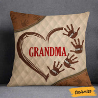 Personalized Love Mom Grandma Pillow JR75 30O57 thumb 1