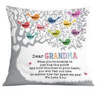 Personalized Love Mom Grandma Pillow JR74 85O32 thumb 1