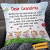 Personalized Love Mom Grandma Pillow JR78 30O24 1