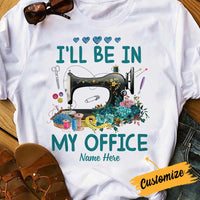 Personalized Sewing Quilting Office T Shirt JR72 81O34 thumb 1