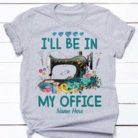 Personalized Sewing Quilting Office T Shirt JR72 81O34 thumb 1