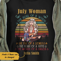 Personalized Hippie July Woman T Shirt JN191 67O58 thumb 1