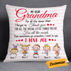Personalized Love Mom Grandma Pillow JR77 26O24 1