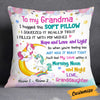 Personalized Love Mom Grandma Unicorn Pillow JR103 26O34 1