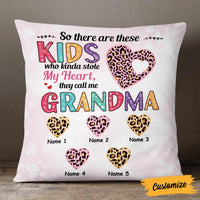 Personalized Stole Love Mom Grandma Heart Pillow JR77 95O57 thumb 1