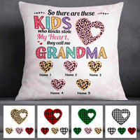 Personalized Stole Love Mom Grandma Heart Pillow JR77 95O57 thumb 1