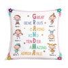 Personalized Love Mom Grandma Grandkids Pillow JR75 24O57 1