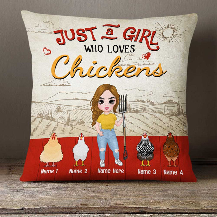 Personalized Chicken Pillow JR101 23O23 1