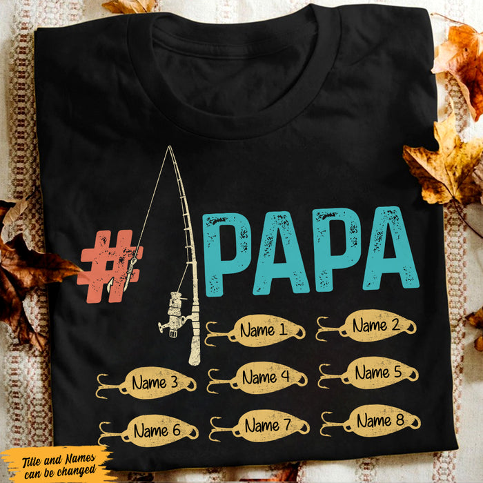 Personalized Fishing Dad T Shirt AP201 26O47 1