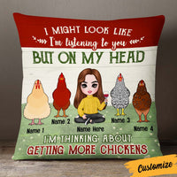 Personalized Chicken Pillow JR105 30O36 thumb 1
