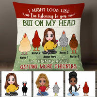 Personalized Chicken Pillow JR105 30O36 thumb 1