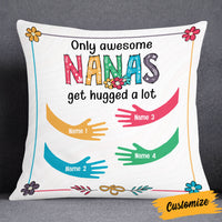 Personalized Love Mom Grandma Hug Pillow JR101 95O53 thumb 1