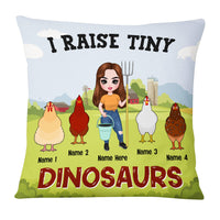 Personalized Chicken I Raise Pillow JR108 26O53 thumb 1
