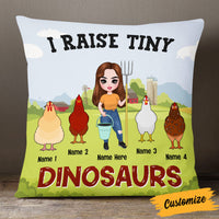 Personalized Chicken I Raise Pillow JR108 26O53 thumb 1