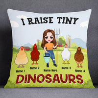 Personalized Chicken I Raise Pillow JR108 26O53 thumb 1