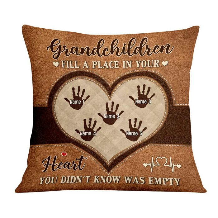 Personalized Love Mom Grandma Heart Pillow JR107 95O57 1
