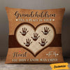 Personalized Love Mom Grandma Heart Pillow JR107 95O57 1