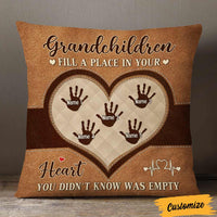 Personalized Love Mom Grandma Heart Pillow JR107 95O57 thumb 1