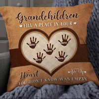 Personalized Love Mom Grandma Heart Pillow JR107 95O57 thumb 1