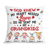 Personalized Love Mom Grandma Pillow JR111 23O36 1