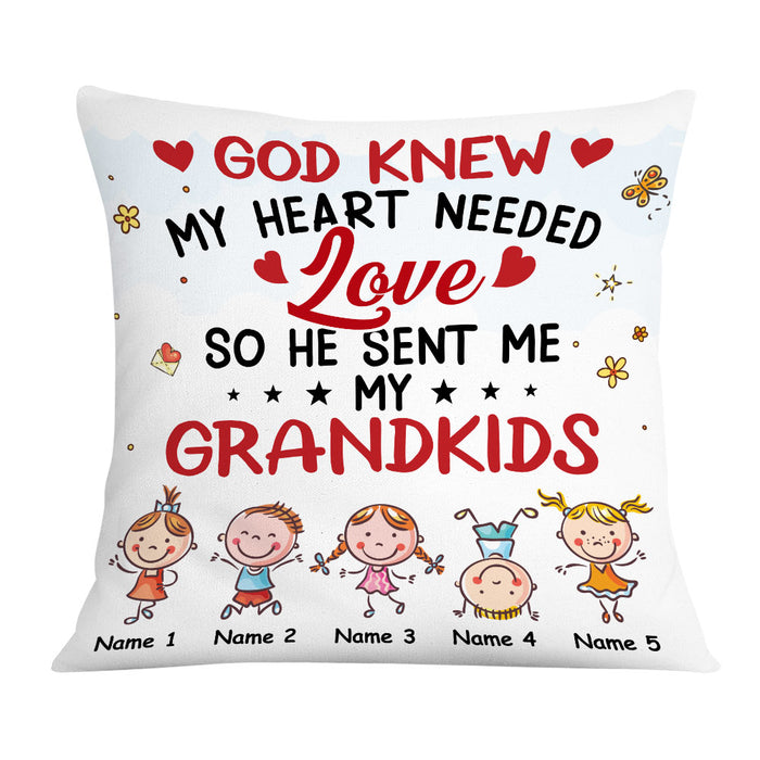Personalized Love Mom Grandma Pillow JR111 23O36 1