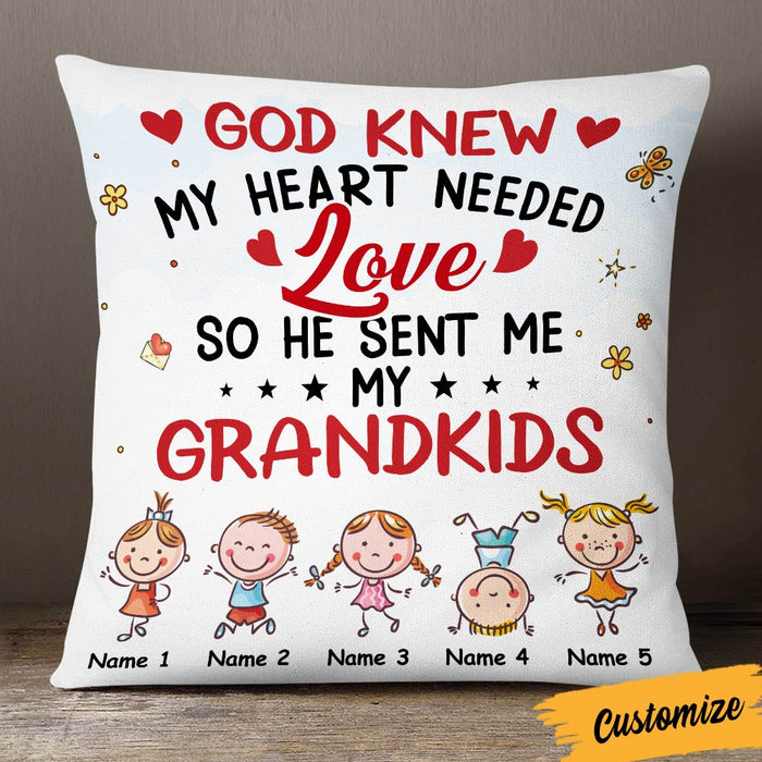 Personalized Love Mom Grandma Pillow JR111 23O36 1