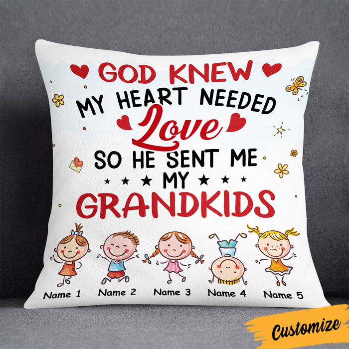 Personalized Love Mom Grandma Pillow JR111 23O36 1