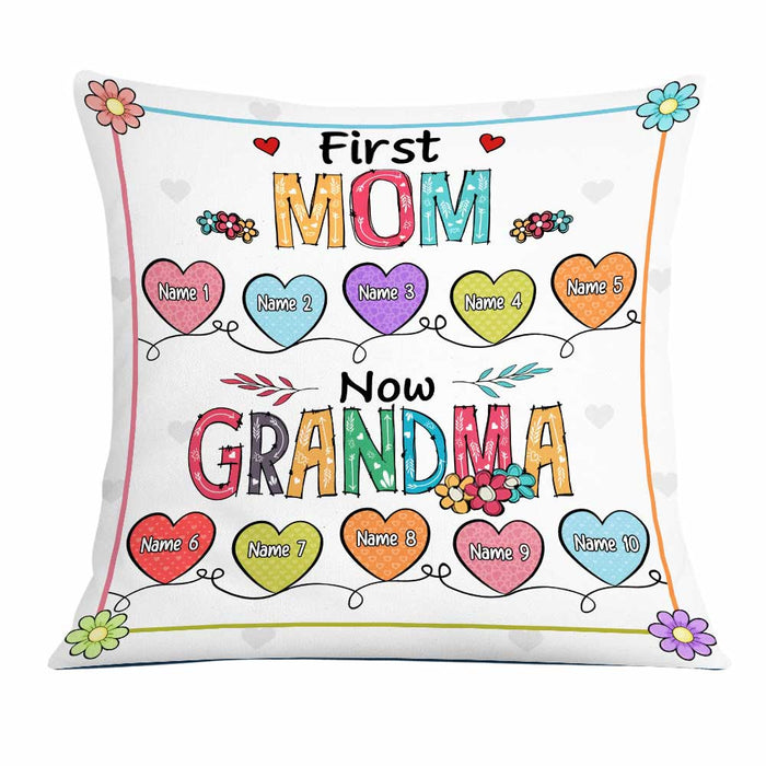 Personalized Love Mom Grandma Pillow JR106 23O23 1