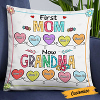 Personalized Love Mom Grandma Pillow JR106 23O23 thumb 1