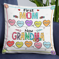 Personalized Love Mom Grandma Pillow JR106 23O23 thumb 1