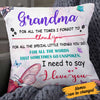 Personalized Love Mom Grandma Pillow JR102 23O23 1