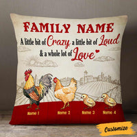 Personalized Chicken Family This Is Us Pillow JR106 95O57 thumb 1