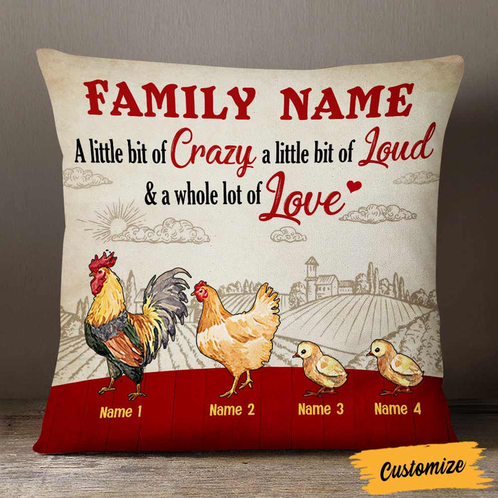 Personalized Chicken Family This Is Us Pillow JR106 95O57 1