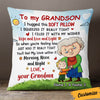 Personalized Mom Grandma Son Grandson Pillow JR112 24O36 1