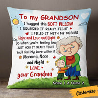 Personalized Mom Grandma Son Grandson Pillow JR112 24O36 thumb 1