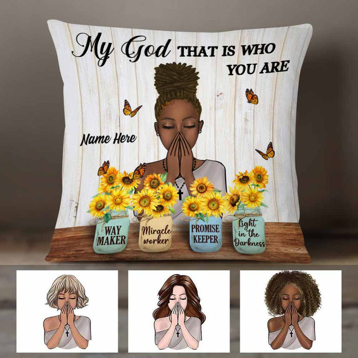 Personalized Miracle Worker Jesus Pillow JR101 85O58 1