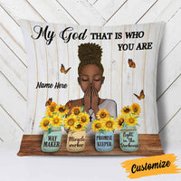 Personalized Miracle Worker Jesus Pillow JR101 85O58 thumb 1