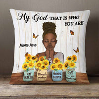Personalized Miracle Worker Jesus Pillow JR101 85O58 thumb 1