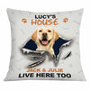 Personalized Dog House Photo Pillow JR102 85O34 1