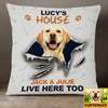 Personalized Dog House Photo Pillow JR102 85O34 1